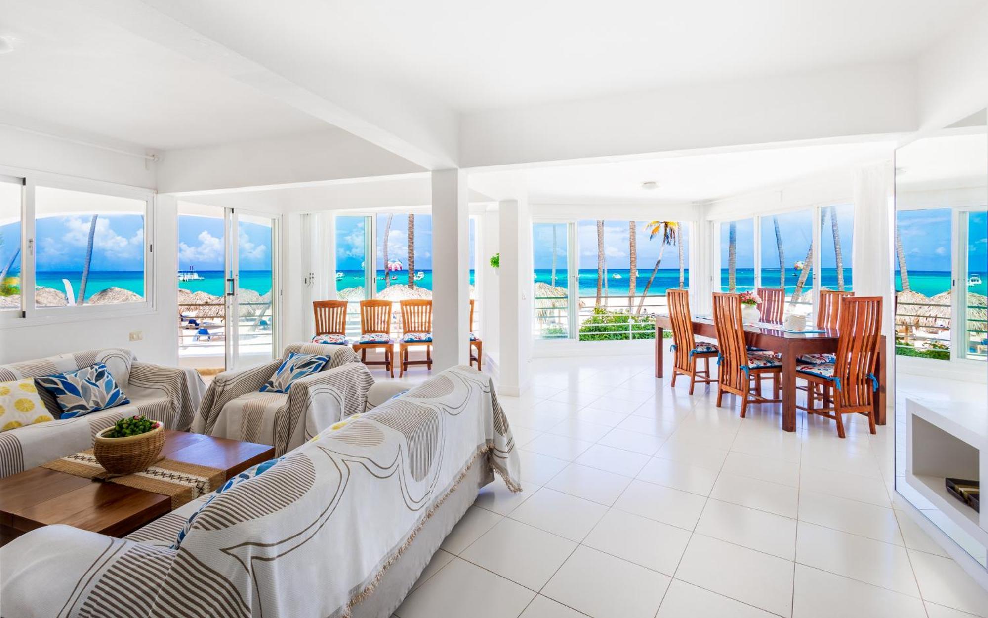 Prime Ocean View Punta Cana Apartments - 3-Bedroom Getaway With Private Terrace On Bavaro Beach Екстериор снимка