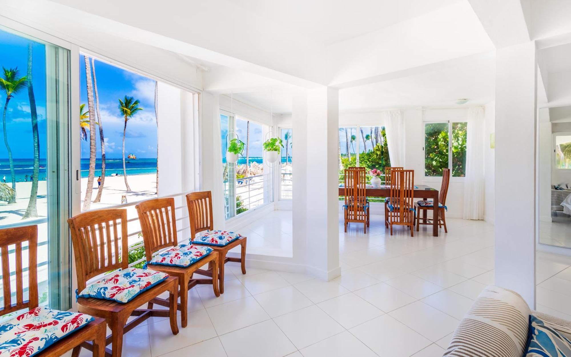 Prime Ocean View Punta Cana Apartments - 3-Bedroom Getaway With Private Terrace On Bavaro Beach Екстериор снимка
