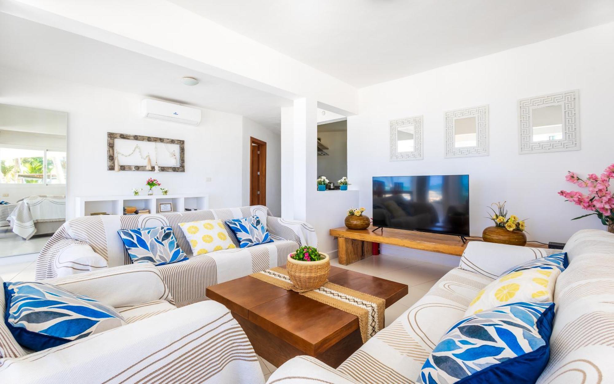 Prime Ocean View Punta Cana Apartments - 3-Bedroom Getaway With Private Terrace On Bavaro Beach Екстериор снимка